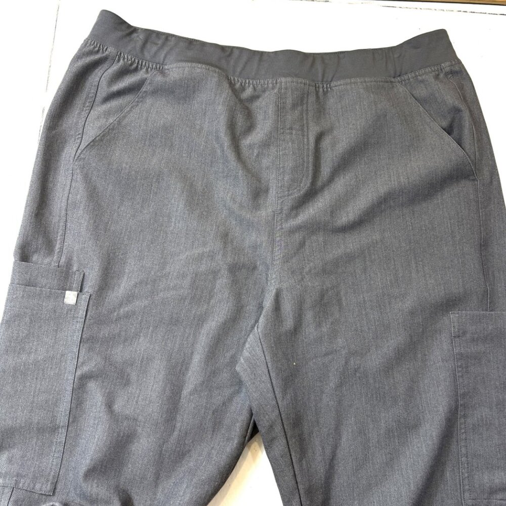 Figs Gray High Waisted Technical Basic Scrub Pant… - image 4